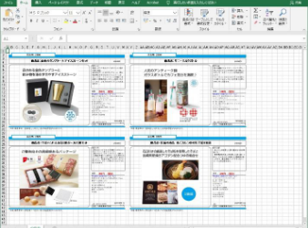 商品提案書（エクセル）画像